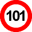Snelheidsindex: 101 km/u