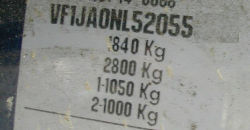 Renault Scenic, 2800 kg treingewicht betekent beperking in het maximaal trekgewicht bij volle belading!