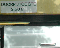 hoe hoog is uw caravan?
