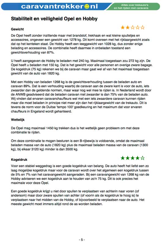 Voorbeeld terkkrachtrapport