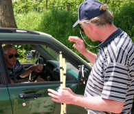 Instructeur Bert in z'n element